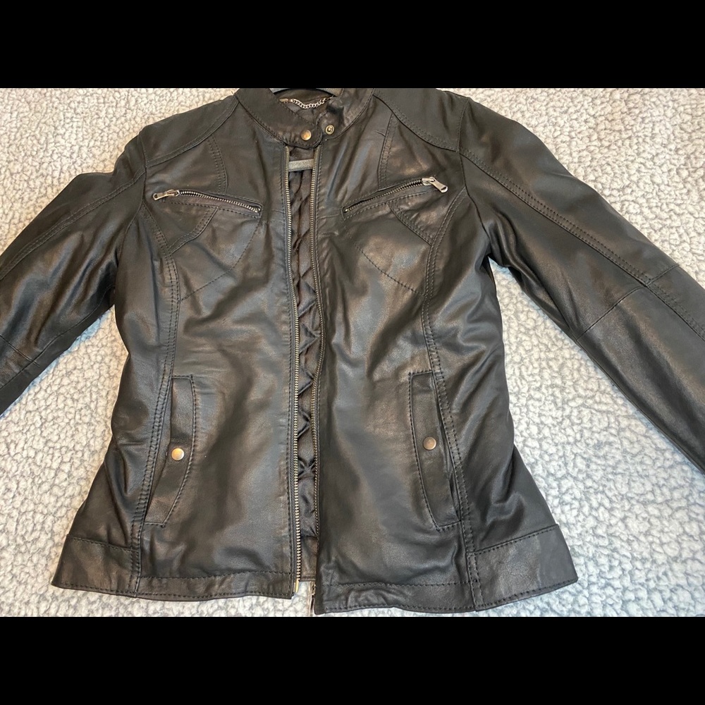 Vera Pelle vintage women’s Italian leather jacket